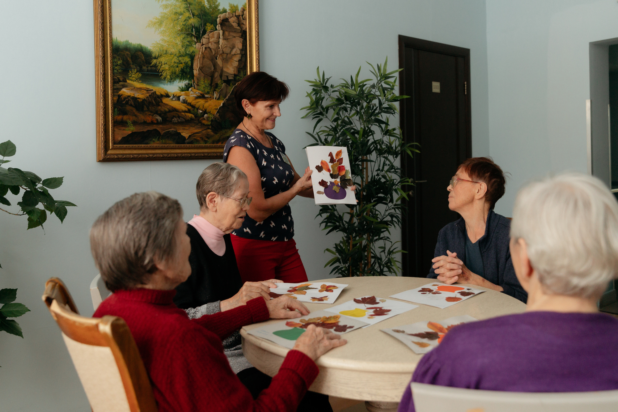 Занятия для престарелых с деменцией